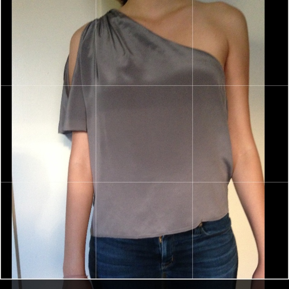 NWOT One Shoulder Blouse
